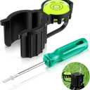 Sprinkler Head Tool Compatible with Rain Bird, Hold Up Tool with Bubble Level and Sprinkler Spray Head Rotor Adjustment Tool, Rotor Sprinkler Tools for Lawn Irrigation Sprinkler System Repair