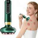 Anti Cellulite Massage Tool, Cellulite Massager Electric Fat Remover with 12 Suction Modes, Intelligent Cupping Massager for Legs, for Back Abdomen, Waist, Arms, Legs, Buttocks (Green)