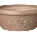 Arcadia Garden Products PSW TA30TP Plastic/Stone/Wood Composite Bulb Pan – No Drainage Hole (Drillable), Planter Bowl for Succulents, Bonsai, Fairy Gardens, Herbs,12-Inch, Taupe