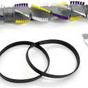 Replacement 1 Brush Roller and 2 Belts Compatible with Bissell Cleanview Swivel Pet crosswave 2252 2254 2489 22543 24899 1327 1333