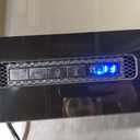 GarveeHome 70 in Fireplace TV Stand with 36 in Electric Fireplace, 12 Colors LED Lights, 750W/1500W for Max 80 in TV, 2 Tier Storage 2 Door Cabinet