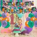 The Owl House Birthday Party Decorations, Owl House Cartoon Theme Party Supplies set with Happy Birthday Banner, Cake Cupcake Toppers, Balloons for Adult Party Favors
