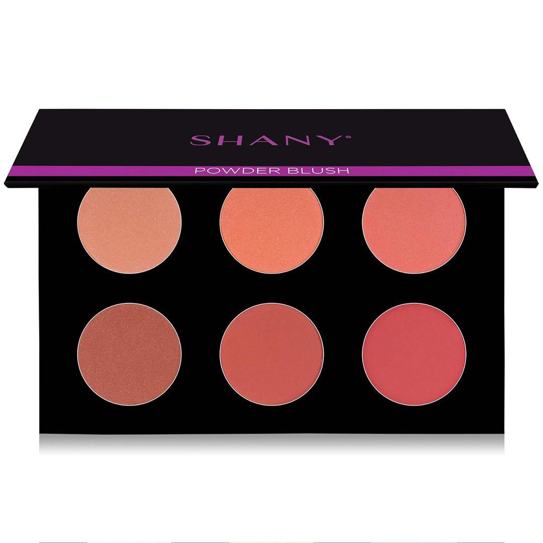 SHANY Shimmer & Matte Warm-Toned Blush Palette - Layer 6 - Refill for the 6 Layer Mini Masterpiece Collection Makeup Set (6.5 x 4.5 x 0.5 Inch)