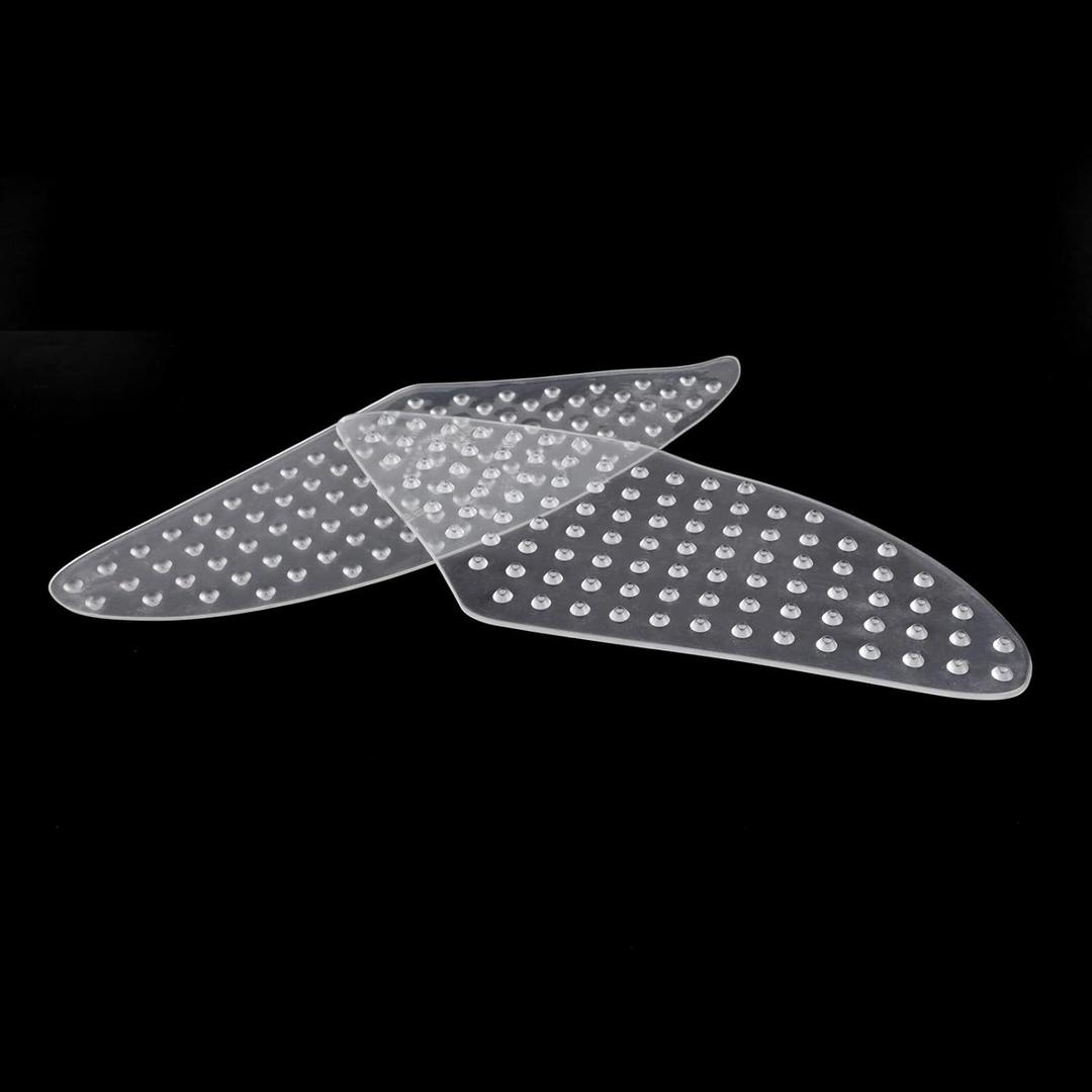 Tank Traction Pad Side Gas Knee Grip Protector For Honda CBR 600 1000 RR CB400 CB400V-TEC DN-01, for Kawasaki ZX636R/ZX6RR Z1000, for Yamaha FZ1 FAZER R1 R6 (Clear)