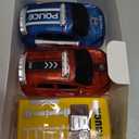Track Cars Only Replacement Light Up Toy Cars with 5 Flashing LED Lights for Tracks Glow in the Dark, Flex Race Car Track Accessories Compatible with Most Car Tracks for Kids (3 Pack) with Screwdriver