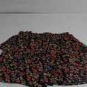 Womens Flowy Shorts Floral Boho Casual Ruffle Skorts High Waist Summer Tennis Running Mini Skirts Chiffon Shorts (Large)