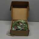 12 Pieces Christmas Candle Rings Garland 3.15 Inch Center Pillar Candle Rings Wreaths Red Berry Garland Holders Mini Ring for Wedding Party Living Room Dining Table Decoration