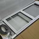 Large Dog Door for Sliding Glass Door,Doggy Door for Sliding Doors, Adjustable Height 75.2 to 80.51 Pet Door for Patio Slider,Sliding Glass Dog Door