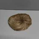 Short Hair Topper for Thinning Hair 5.5 Inch Short Pixie Cut Toppers Pieces Natural Curly Texture Synthetic Brown Mix Natural Blonde Wiglets Hairpieces (5.5 inch)
