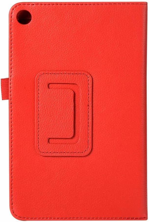 Stand Cover Case Compatible with Lenovo Tab M7 TB-7305F TB-7305I TB-7305X 7.0 inch Flip Tablet Protective Case (Color : Red)