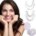 Temporary Veneers Kit for Women and Men, Tooth Replacement Kit, Nature and Comfortable (1 Count (Pack of 1), Natural)-00F5