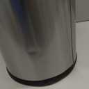 simplehuman Round Step Can, 30L / 8 Gallon Kitchen Trash Can, Iconic Round Shape, 150,000-Step Pedal, Lid Shox Silent Close, Removable Inner Bucket, Brushed Stainless Steel