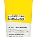 Acure Brightening Facial Scrub, For All Skin Types, Sulfates Free, Vegan, 4 Fluid Ounces (Pack Of 1)