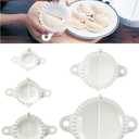 Dumpling Maker Dumpling Tools 5Packs with Different Sizes of Dumpling Mold, Perfect for Making Hand pies, Dumplings, Ravioli, Calzones, Dough Press 5.5/7.5/9.5/12/15.5cm