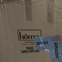 HOMZ 2-Pack Under Bed Storage, Clear Plastic Containers with Lids, 56 Quart, Blue Latch - Stackable Underbed Organizer Bins for Shoes, Bags, Clothes, and Towels