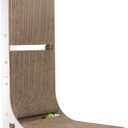 Cardboard Cat Scratcher, Vertical Cat Scratching Board, 23.6 Inch L-Shape Cat Scratch Pads with Built-in Catnip Toy Balls, Wall-Mount Cat Scratchers for Indoor Cats