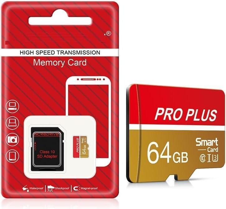 2Packs Micro SD Card Mini SD Card Class10 Memory 64GB Extreme Pro High Speed Write Super Compatibility Phone Camera Meomory Card