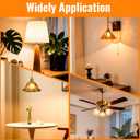 G45 LED Edison Filament Bulb 4W (40 Watt Equivalent), 2700K Warm White, E26 Base Clear Glass Small Globe Light Bulbs for Pendant Lights & Chandeliers, Non-Dimmable, 2 Pack