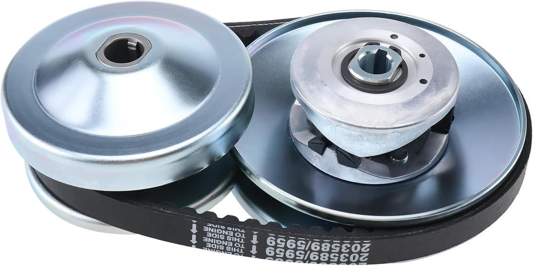 30 Series Go Kart Torque Converter 3/4" Bore + Torque Converter 5/8" Driven Clutch + Go Kart Drive Belt 725, for Go Karts, Mini Bikes