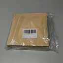 iplusmile 200 Pcs Kraft Cookie Bags with Window - 7.5" x 7.8" Greaseproof Bakery Bags, Heat Sealable Individual Packaging for Cookies, Bread & Donuts, with 200 Sealing Stickers, Not Microwave Safe