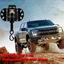 2pcs Retractable Ratchet Straps Compatible with Ford F-150 2015-2025, 10 Ft Truck Bed Mounted Ratchet Straps for Ford F-250/350/450/550 2017-2025