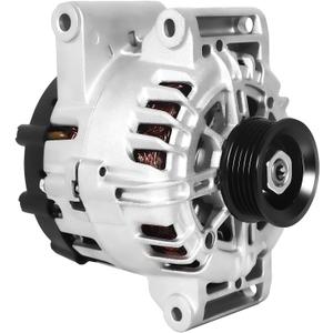 11459N Alternator Compatible with 2010-2017 Chevy Equinox L4 2.4L, 2010-2017 GMC Terrain, 2012 2015-2017 Buick Regal, 120A 5-Groove Pulley, Replace# 13500315, 13588328