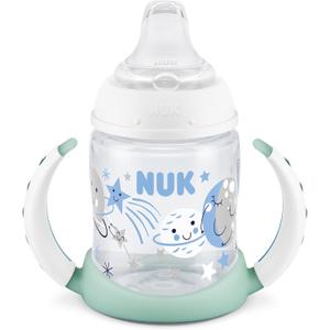 NUK Learner Cup, 5 oz, 1 Pack, 6+ Months  BPA Free, Spill Proof Sippy Cup (Glow in the Dark)