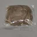 CJL HAIR Messy Bun Hair Piece Curly Hair Bun Extensions with Straight Tails Synthetic Hair Scrunchies Ponytail Hairpieces for Women Sand