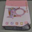 Wooden Vanity Set for Kids, Pretend Play Toddler Makeup Vanity with Acrylic Mirror, Beauty Salon Play Set for Little Girls Age 3+, Toys Gifts Includes Makeup Accessories and Bonus Stickers