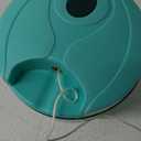 Ourokhome Manual Food Processor Vegetable Chopper, Portable Hand Pull String Garlic Mincer Onion Cutter for Veggies, Ginger, Fruits, etc., 900ml, Teal (Blue)