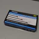 XSTRAP STANDARD 10-Inch Mini Bungee Cords 20 Pieces Rubber Stretchy Bungee Cords with Steel Hooks for Tarp Covers, Canvas Canopies, Motorcycle, Cargo, Hang Christmas Ornaments (Black)