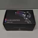 Gaming Microphone for PC: USB Mic for Podcasts Videos & Streaming - Condenser Mic with Quick Mute & Pop Filter - RGB Microphone Gift for Gamer boys - Compatible with PS4/5 & Computer & Laptop