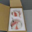 Baquler Set of 2 Christmas Candy Light Indoor Flameless Candles LED Candy Cane Light Xmas Red and White Glitter Ball Battery Operated Candles for Xmas Gift Holiday Party Room House Home Table Decor