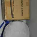 Portable Sauna Tent, Foldable One Person Full Body Spa for Detox Therapy Without Steamer- Blue