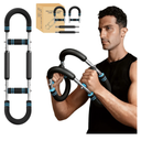 Twister arm Trainer, Adjustable Resistance (40-140 lbs) Chest Workout Equipment,Forearm Power Exercise bar , pectoralis spinalis Device, Portable Detachable Design