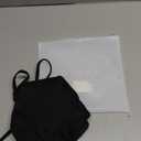 Herseas Push Up Bikini Top for Wome Knot Tie Swim Tops Adjustable Double Spaghetti Straps Swimsuit Top 2026 (Medium, Black)