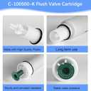 C-100500-K Flush Valve Cartridge Assembly, for 500, 501, 501A, 501B, 503, 504 Series Tank System, Compatible with M-101526-F3, M-101526-F4 Pressure Assist Tank