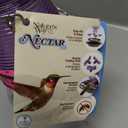 Nature's Way Hanging Glass Hummingbird Feeder for Outdoor Decor, 29 Ounce Capacity Nectar Feeder, 4 Easy to Clean Flexible Ports, Purple Lilac