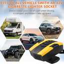 2026 New Upgraded Portable Car Heater, 12V Portable Fast Heating & Cooling Fan, 2-in-1 Auto Windshield Defroster, That Plugs into Cigarette Lighter, 360 Rotary Portable Car Heaters