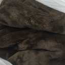 BENVWE Fluffy Faux Fur Throw Blanket for Couch, Soft Plush Thick Cozy Fuzzy Luxury Minky Bubble Blanket for Home Living Room Decor Gift for Women, Tie-dye Coffee, 60" x 80", 1100GSM