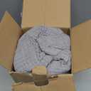 EMME Cotton Muslin Twin Blanket Breathable Gauze Soft Lightweight Blankets Adults Gifts for Women (Heather Grey, 60"x80")