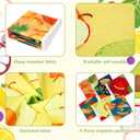 VIHOSE 6 Pcs Fluorescent Light Covers for Ceiling Lights Classroom Magnetic Light Covers Classroom Filters Office School Home Drop Ceiling, 4 x 2 ft (Fruit)