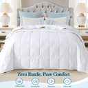 Globon Down Blanket California King Size, Extra Lightweight Summer Comforter/Duvet Insert for Hot Sleepers,Noiseless & Extra Soft, 13 Ounce Fill Weight, White