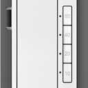 Legrand Radiant Digital Countdown Timer Rocker Light Switch, For Home Lighting Control, with Locator & Time Indicator, 60/40/20/10 Minute Settings, RT2WCCV4, White, 1 Count