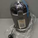 Gourmia Hands Automatic Citrus Juicer with One-Touch Operation - Universal Cone, Anti-Drip Spout, Dishwasher Safe Accessories, Compact, Quiet 60W Motor