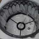 Crystal Ceiling Light Fixture, Modern Semi Flush Mount Ceiling Light,Crystal Chandelier for Kitchen Bedroom Bathroom Entryway Black (Bulb not Included)