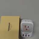 Australia Plug Adapter, TESSAN Australian Power Adaptor with 4 Outlets 3 USB Charging Ports (1 USB C), Type I Travel Plug for US to New Zealand China Argentina Fiji AU, 2 Pack