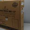 ProsourceFit Puzzle Exercise Mat  in, EVA Interlocking Foam Floor Tiles for Home Gym, Mat for Home Workout Equipment, Floor Padding for Kids, Black, 24 in x 24 in x  in, 48 Sq Ft - 12 Tiles