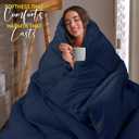 Utopia Bedding Comforter Duvet Insert, Quilted Comforter with Corner Tabs, Box Stitched Down Alternative Comforters Queen Size (Navy) (Queen (Pack of 1))
