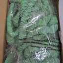 Flexi Hose with 8 Function Nozzle, 75FT - Lightweight Expandable Garden Hose, No-Kink Flexibility, 3/4 Inch Solid Brass Fittings and Double Latex Core - Black and Green